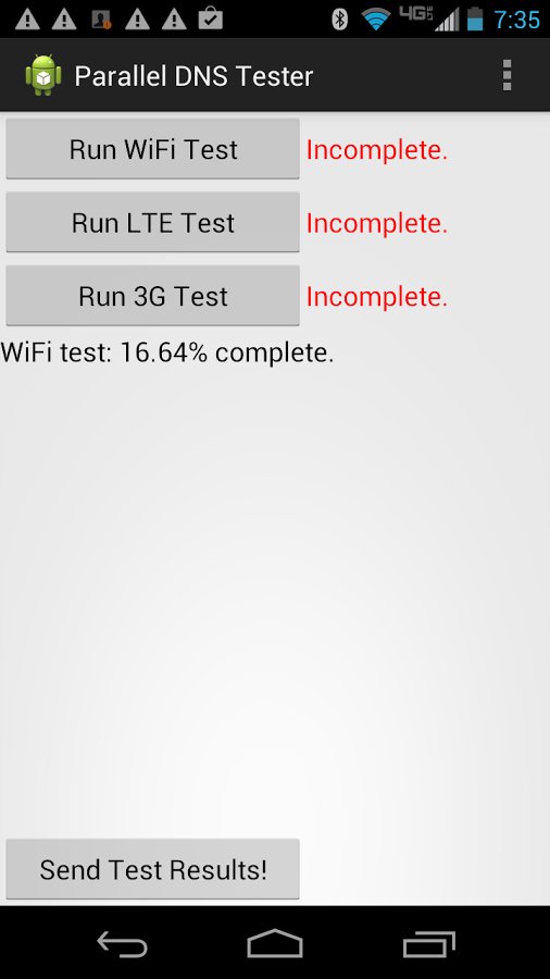 Parallel DNS Experiment截图1