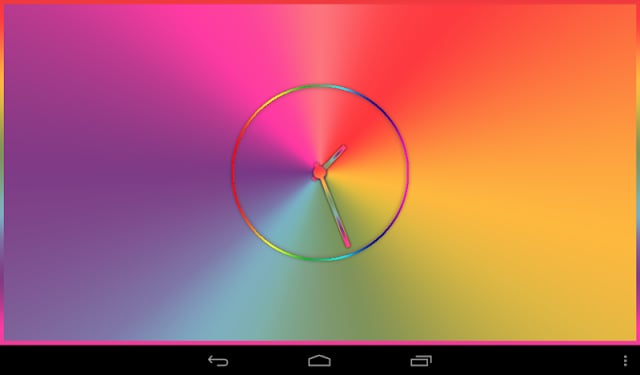 Rainbow Clock (Widget)截图6