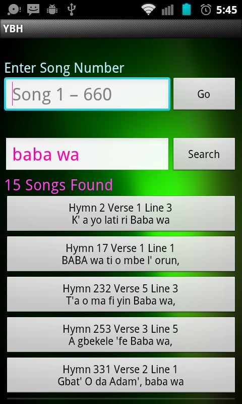 Yoruba Baptist Hymns截图4