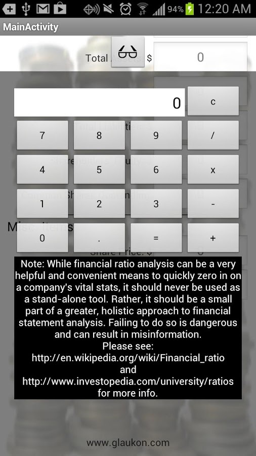 Just Ratios (Financial R...截图6