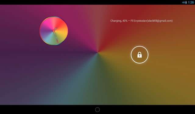 Rainbow Clock (Widget)截图7