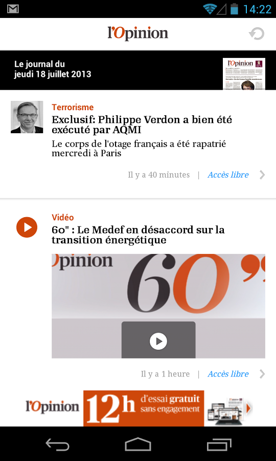 L'Opinion截图2