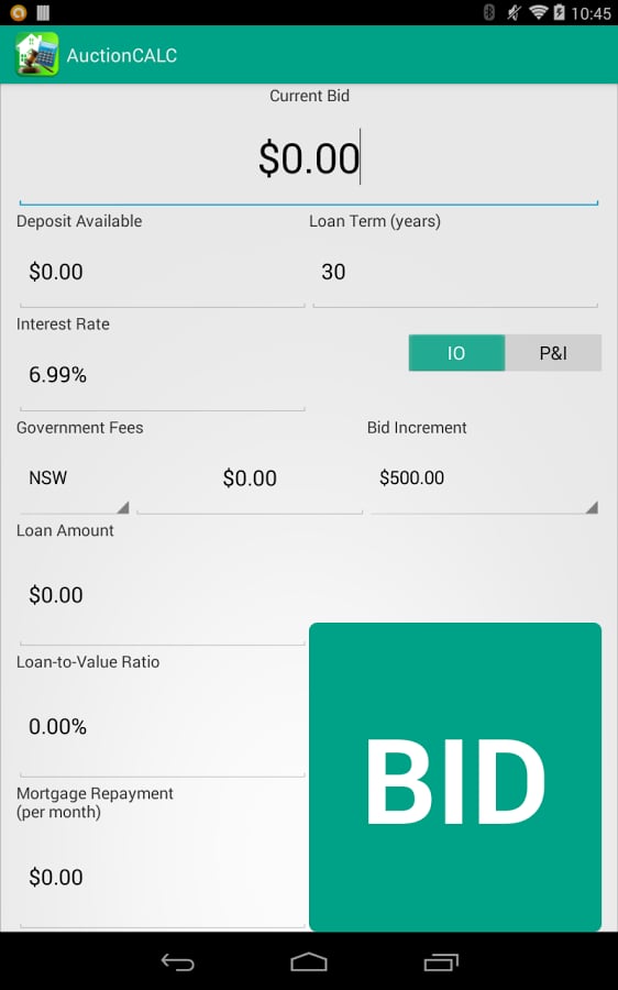 Auction Calculator AU截图1