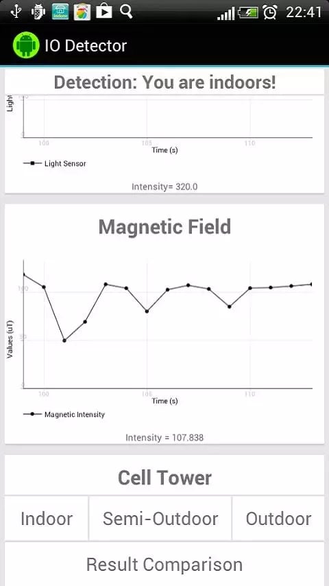 Indoor/outdoor detection截图2