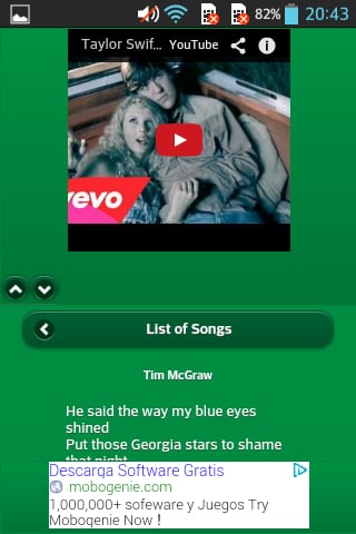 Taylor Swift Lyrics &amp; Mu...截图5