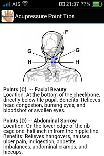 Acupressure Point Tips截图2