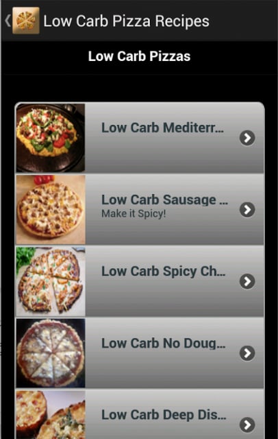 Low Carb Pizza Recipes截图2