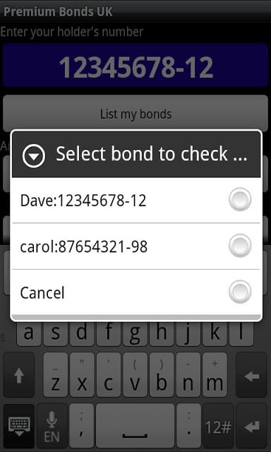 Premium Bonds UK截图8