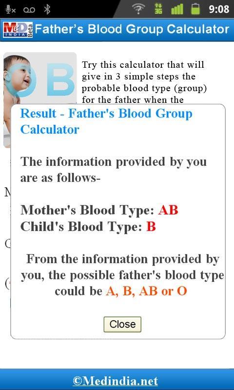 Father's Blood Group Finder截图2