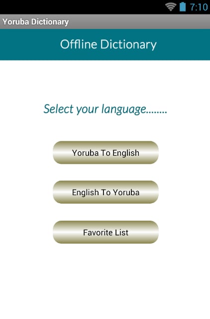 Yoruba English Dictionar...截图1