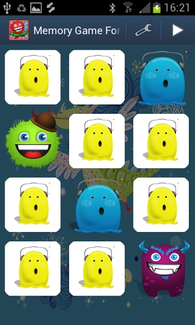 Memory Game for Boys FREE截图3