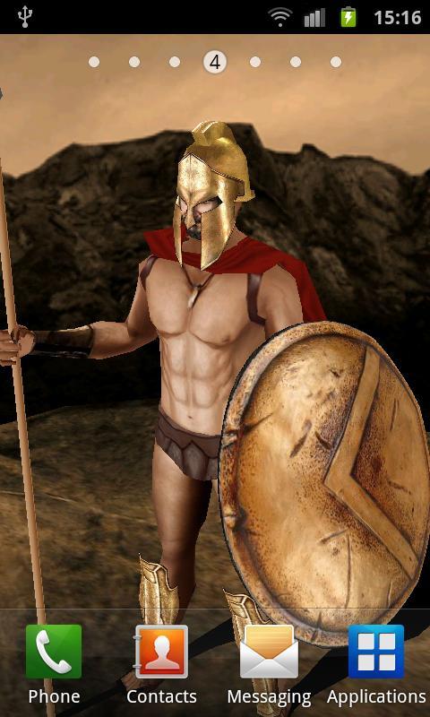 King Leonidas 3D LWP截图3