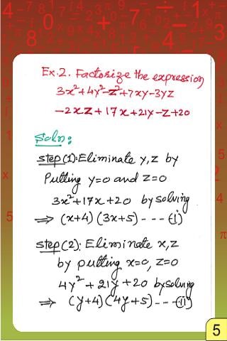 Vedic Maths - Factorization -截图2