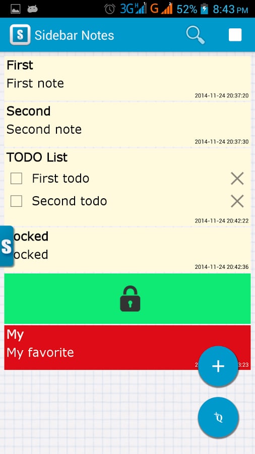 Sidebar Notes (Free)截图1