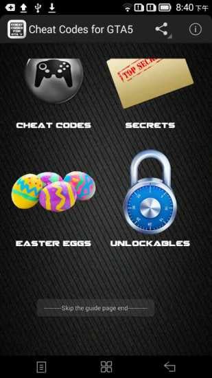 Cheat Codes for GTA5截图2