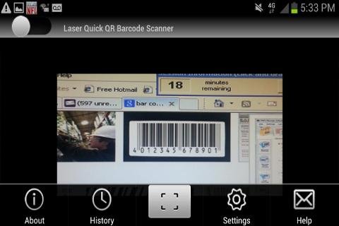 Laser Quick QR Barcode Scanner截图2