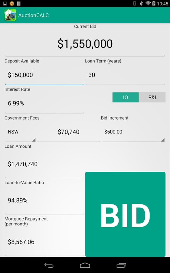 Auction Calculator AU截图3