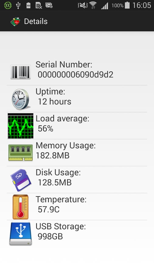 Raspberry Pi HealthCheck截图1