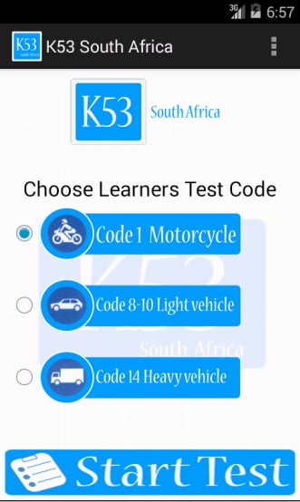 K53 South Africa medium截图3