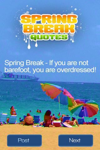 Spring Break Quotes截图3