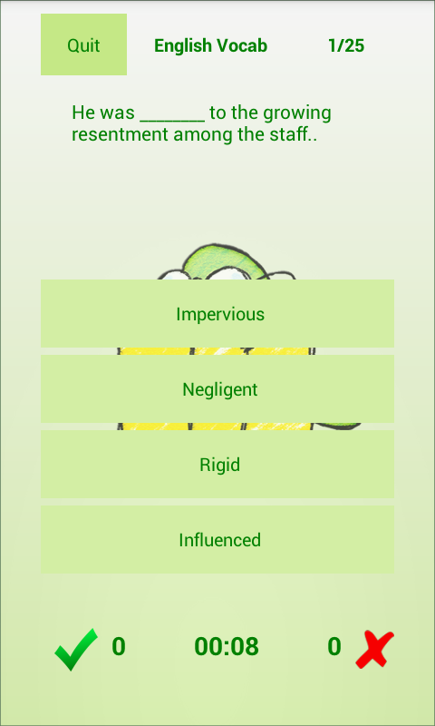 English Vocabulary Test截图5