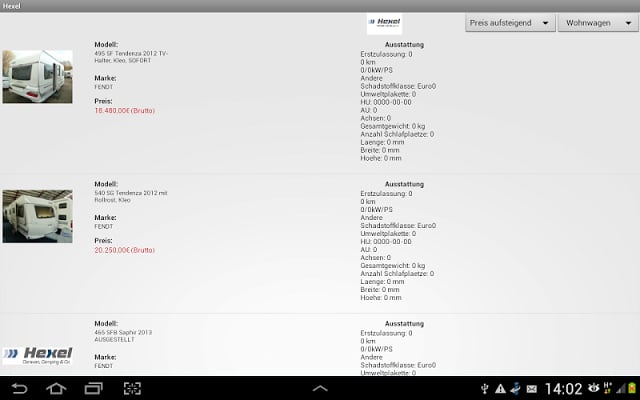 Hexel Caravan, Camping &amp; Co截图4