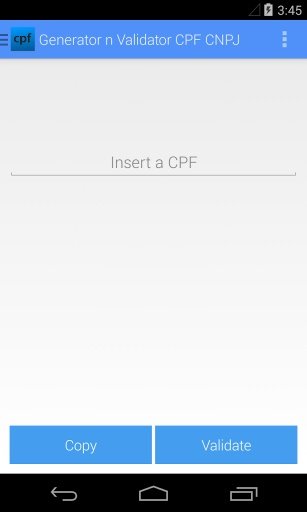 Generator n Validator CPF CNPJ截图1