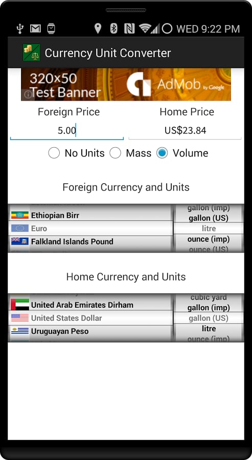 Currency Unit Converter截图2