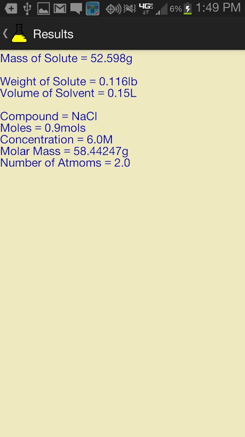 Chemistry Calculator截图8