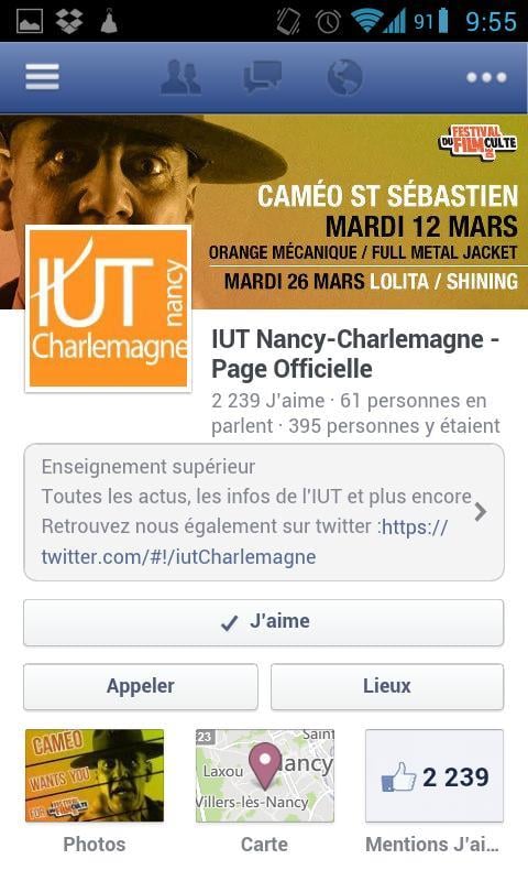 IUT Nancy Charlemagne AR截图2