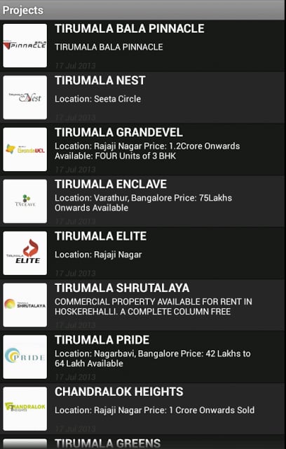 Tirumala Constructions截图2