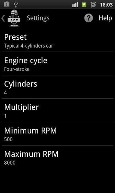 Acoustic Tachometer (RPM)截图2