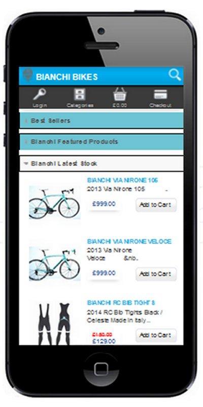 Bianchi Bike Store截图2
