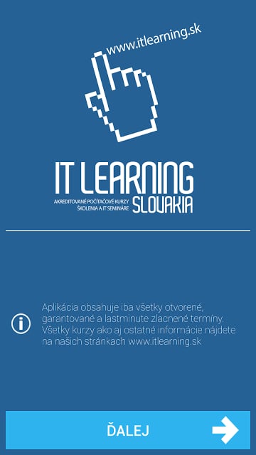 IT LEARNING: Last minute kurzy截图1