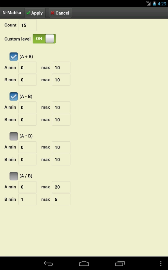 N-Matika (Math practice)截图2