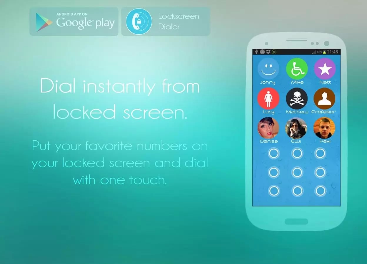 Lockscreen Dialer截图5