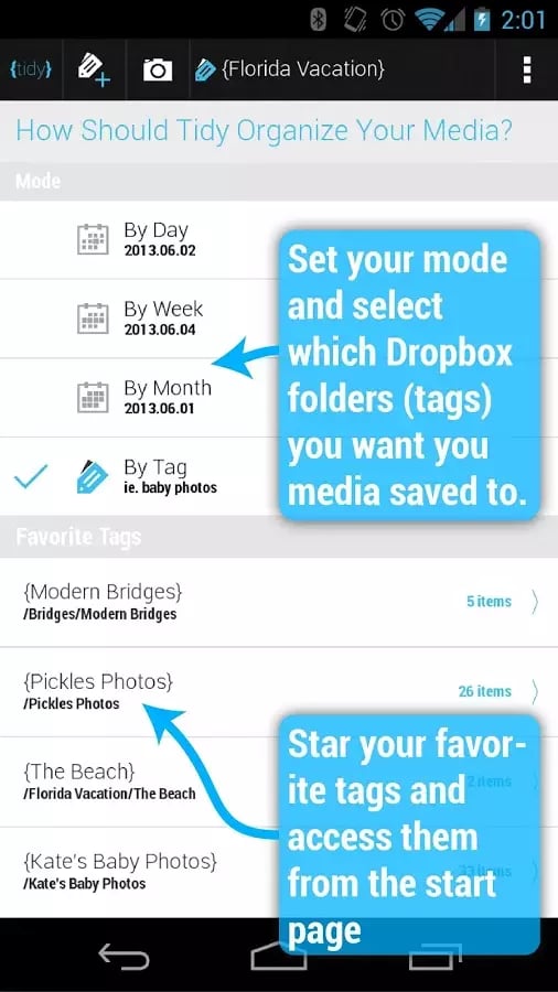 Tidy - Dropbox Photo Bac...截图4