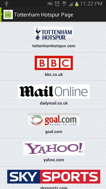 Tottenham Hotspur Page截图8