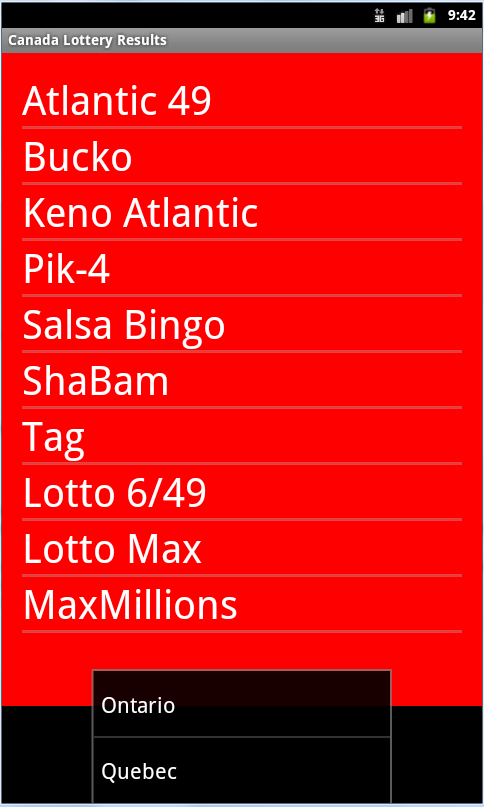 Canada Lottery Results截图2