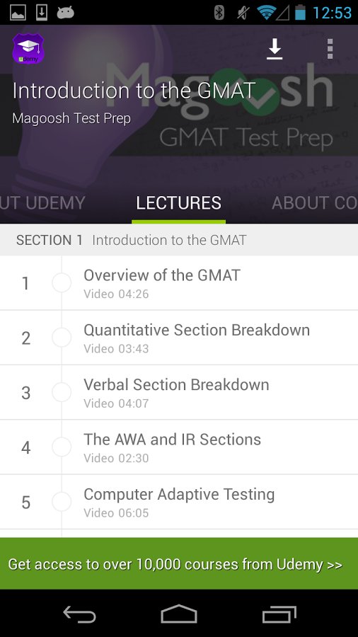 GMAT PREPARATION COURSE截图8