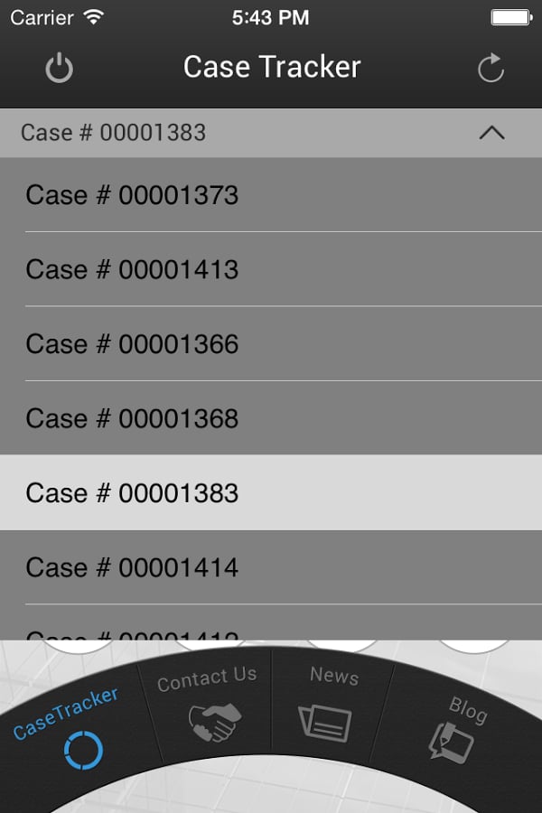 Visa Case Tracker App截图3