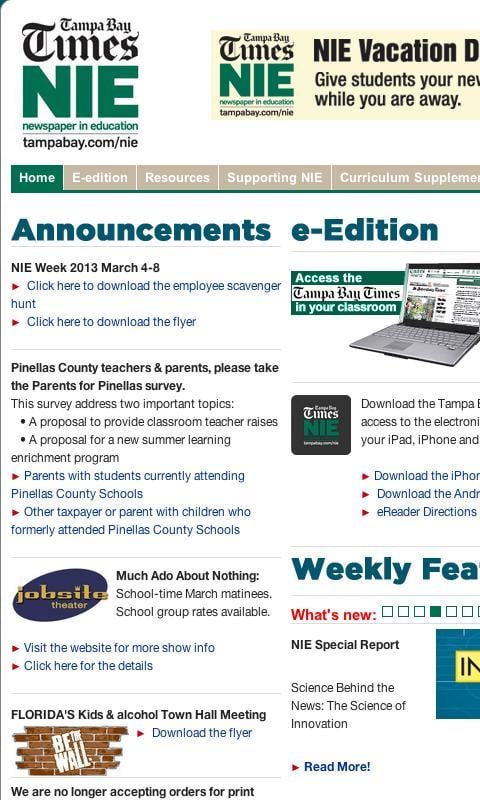 Tampa Bay Times NIE截图2