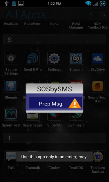 SOS by SMS Beta截图4