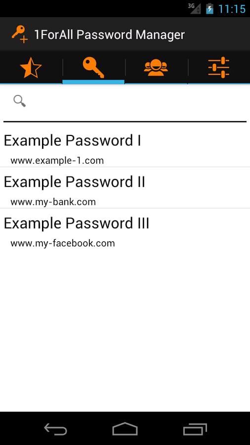 1ForAll Password Manager截图2