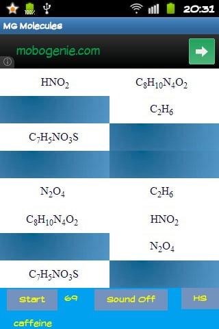 Molecules Memory Game截图1