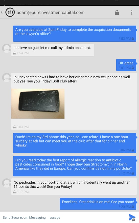 Securecom Messaging截图7