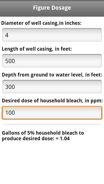 Well Disinfection截图1