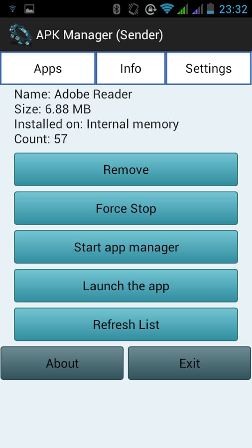 App Manager (Bluetooth S...截图1