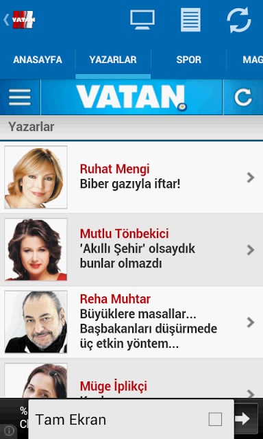 Vatan Gazetesi Droid截图6