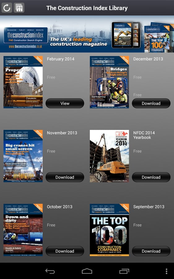 Construction Index Magaz...截图3